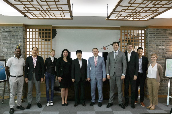 우크라이나 항만공사 사장 일행 부산항 방문