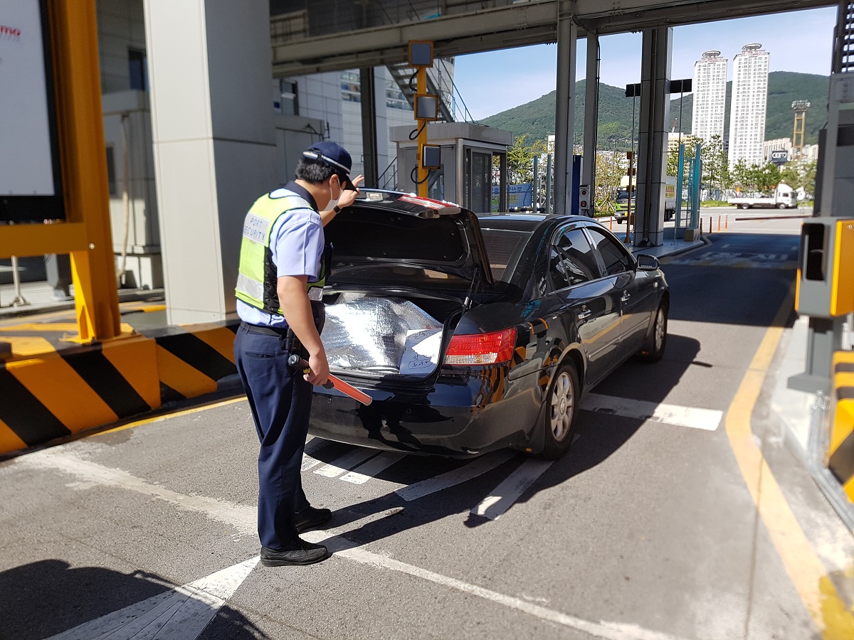 추석 연휴기간중, 부산항 경비 보안은 우리가 책임진다.