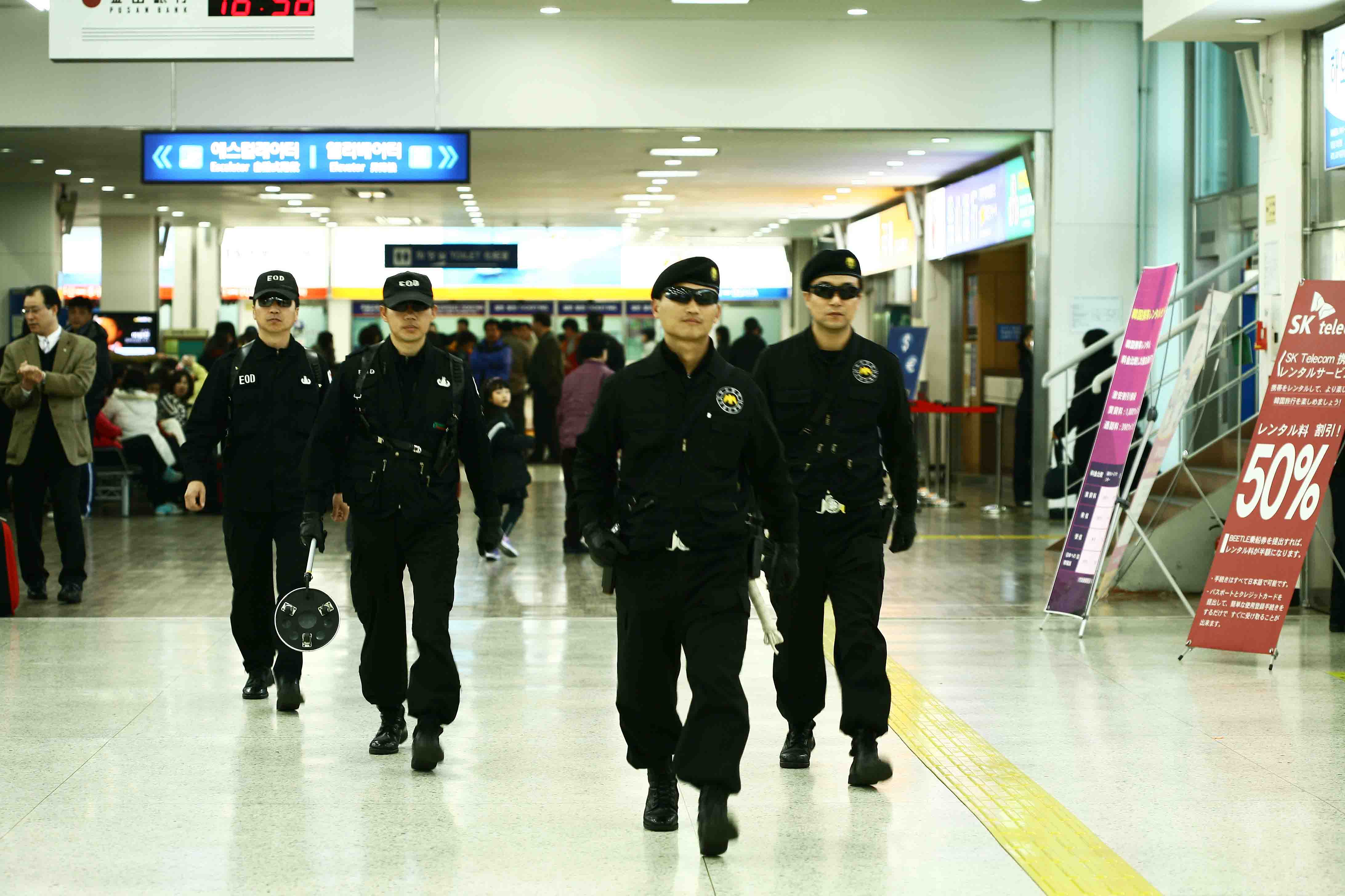 추석 연휴기간중, 부산항 경비 보안은 우리가 책임진다.