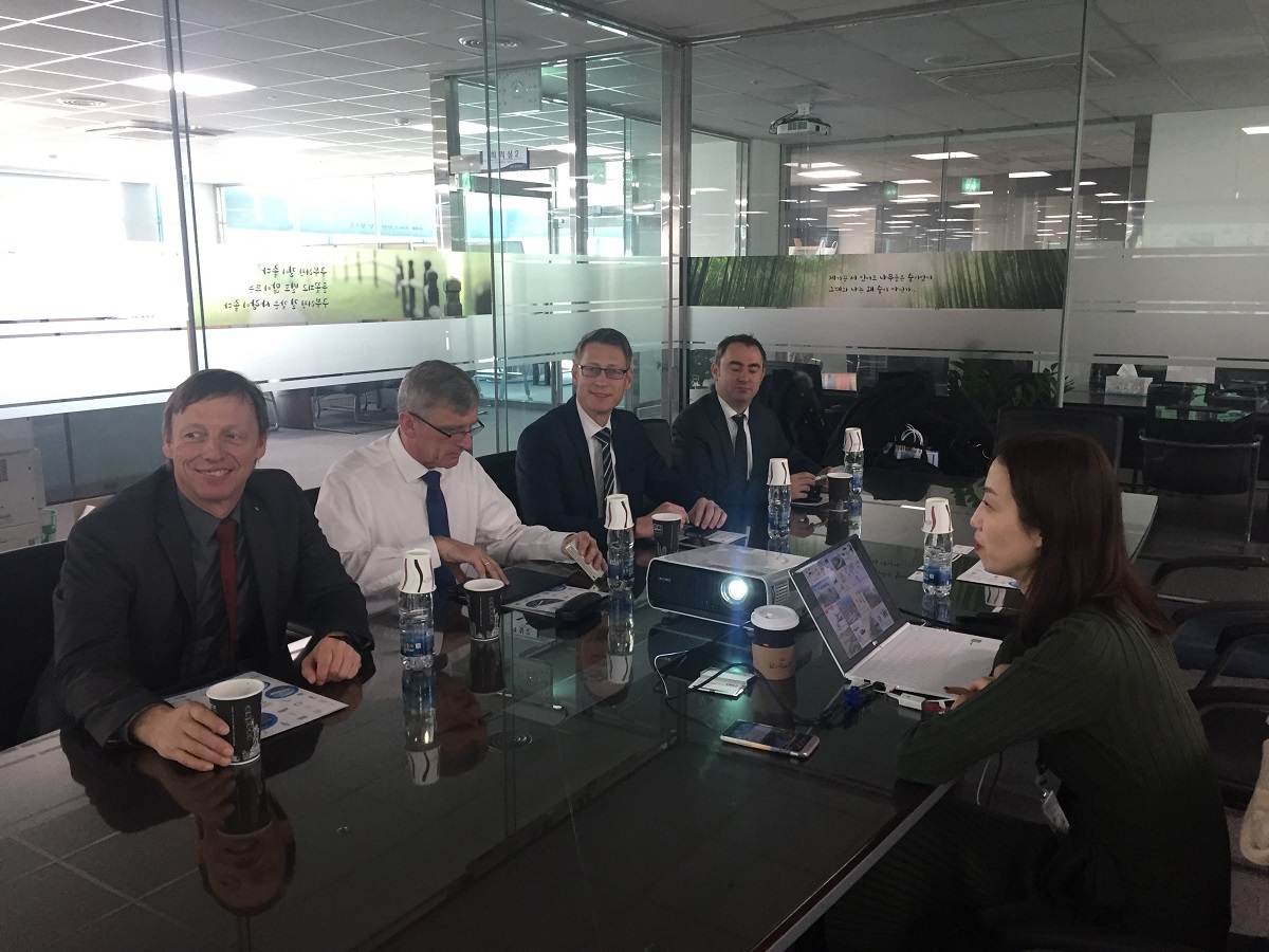 함부르크항만공사 최고재무관리자 일행, 부산항 방문