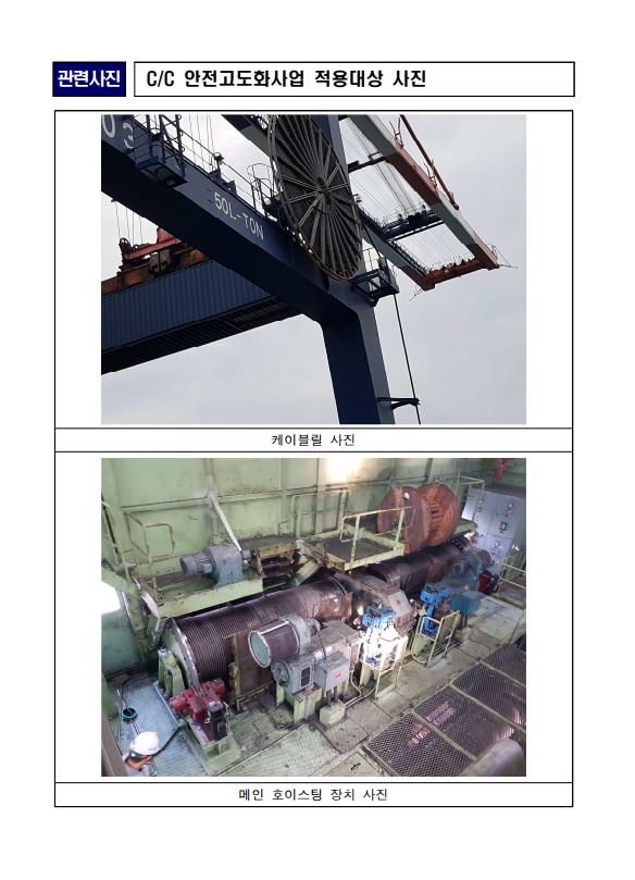 BPA, 북항 하역장비 안전성 신항 수준으로 높인다. 신감만부두 컨테이너크레인 스마트 안전고도화사업 착수