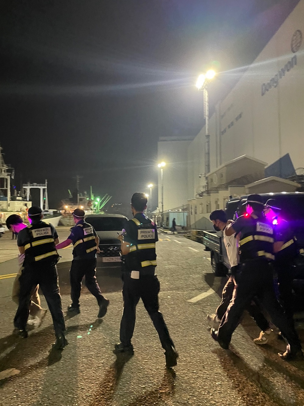 감천항 밀입국 차단 합동모의훈련 실시