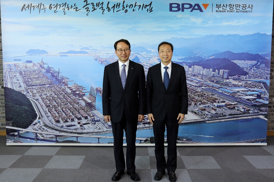 부산항, 중국 항만과의 교류협력 3년 만에 재개!