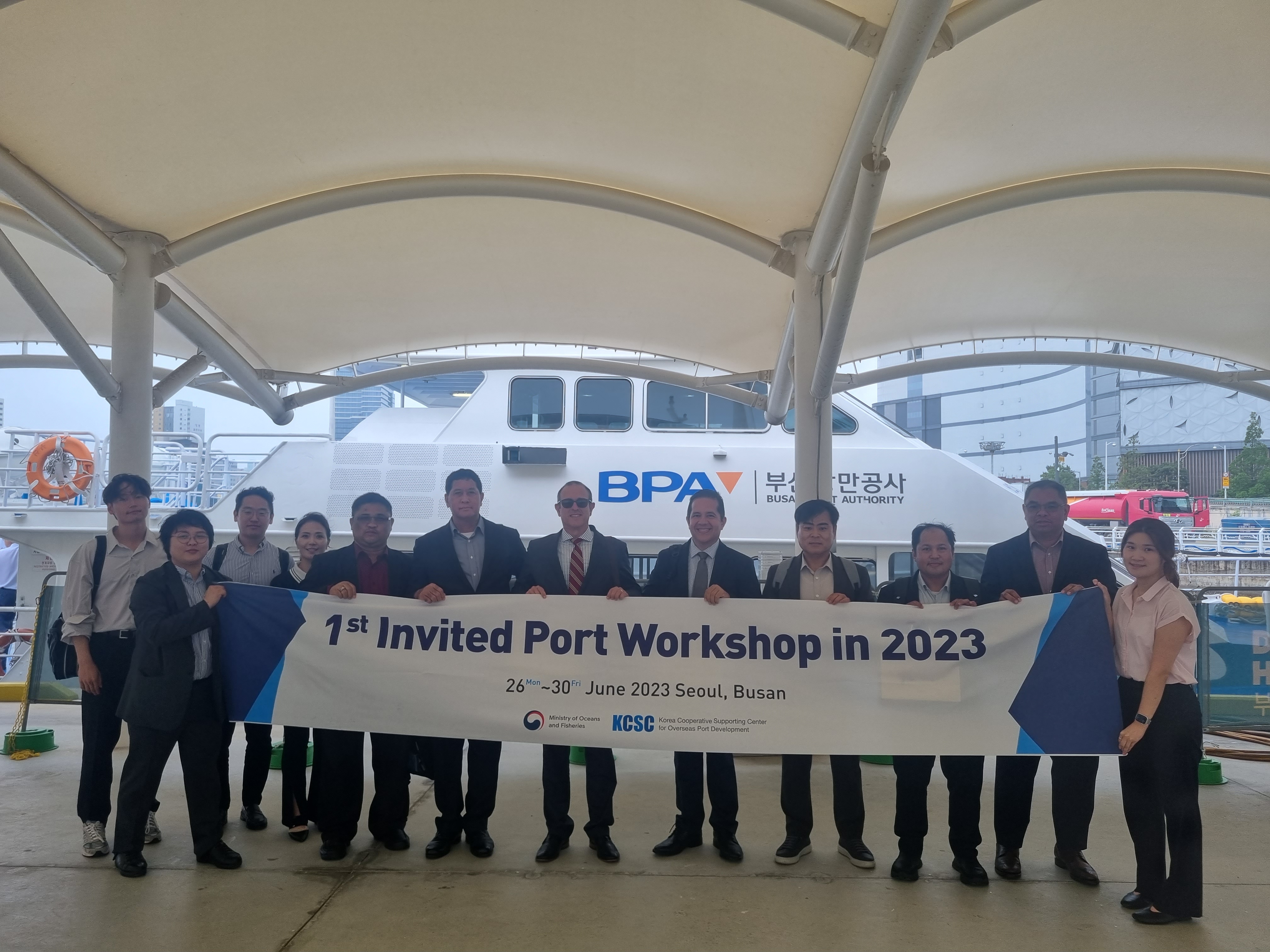 BPA, 부산항을 찾은 해외 정부 인사 대상 엑스포 유치 활동 펼쳐