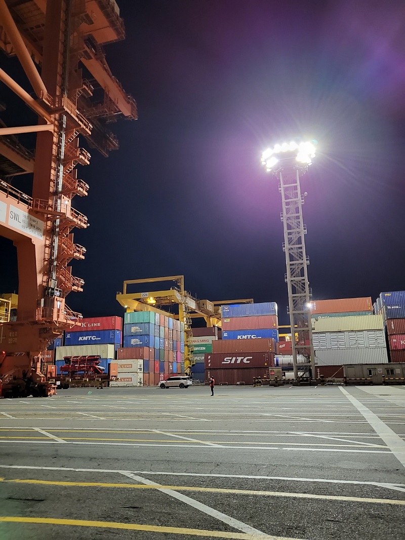 BPA, 부산항 노후 조명등 전면 교체 완료