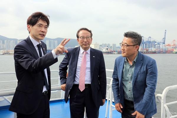 해양수산부 박성훈 차관 부산항 현장 점검