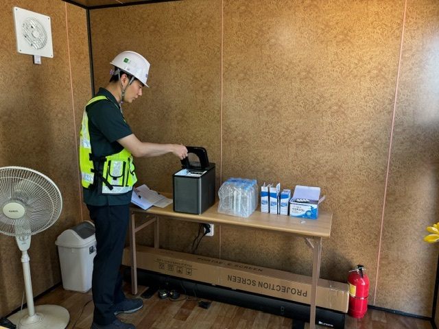 BPA, 북항 재개발 현장 근로자 온열질환 예방 위한 안전점검 실시