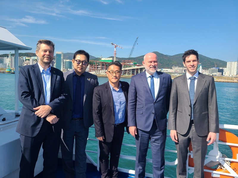 주한 벨기에 신임대사, 부산항만공사 방문