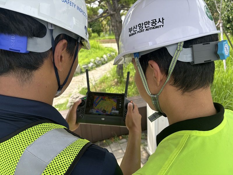 BPA, 항만시설물 점검에 디지털신기술 적용