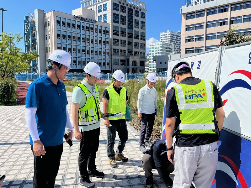 부산항만공사, 북항 재개발 현장 태풍 등 이상기후 대비 특별 안전점검 실시