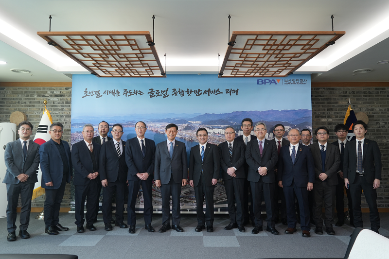 日 하치노헤시 시장 대표단 부산항 방문