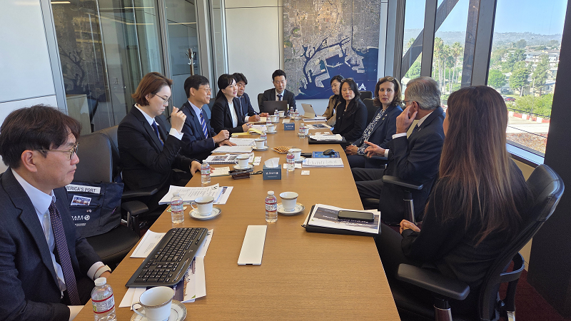 부산항만공사, 美 LA항만청 방문, 한-미 항만협력 강화
